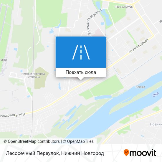 Карта Лесосечный Переулок