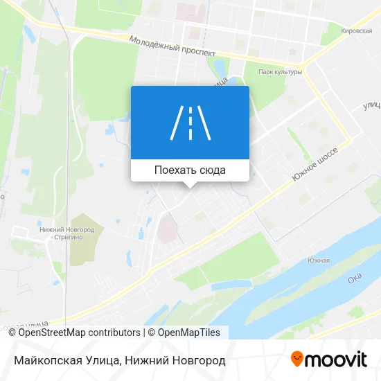 Карта Майкопская Улица