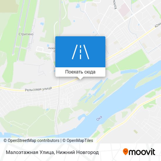 Карта Малоэтажная Улица