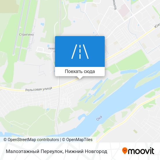 Карта Малоэтажный Переулок