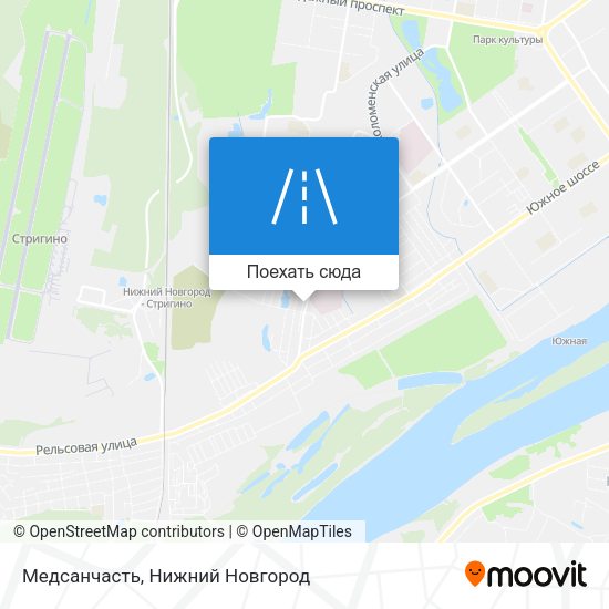 Карта Медсанчасть
