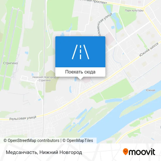 Карта Медсанчасть