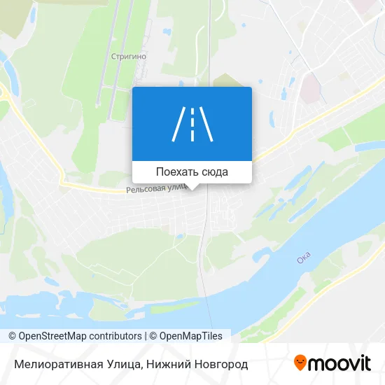 Карта Мелиоративная Улица