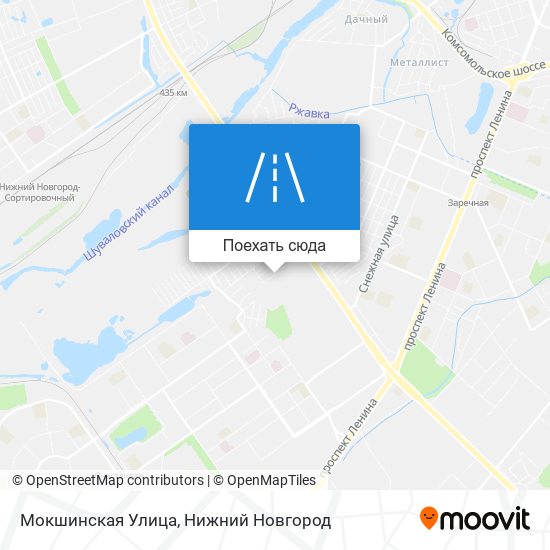 Карта Мокшинская Улица