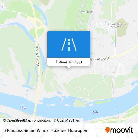 Карта Новошкольная Улица