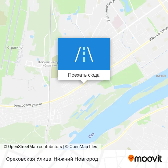 Карта Ореховская Улица