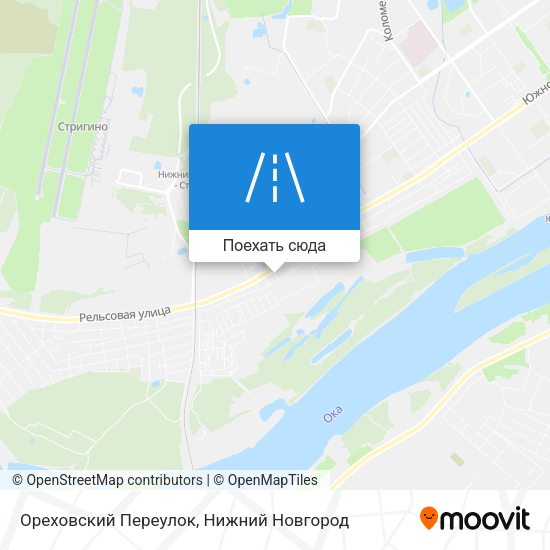 Карта Ореховский Переулок