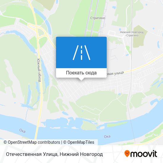 Карта Отечественная Улица