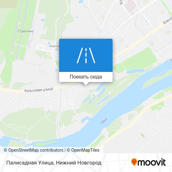 Карта Палисадная Улица