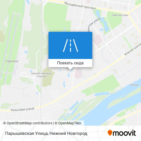 Карта Парышевская Улица