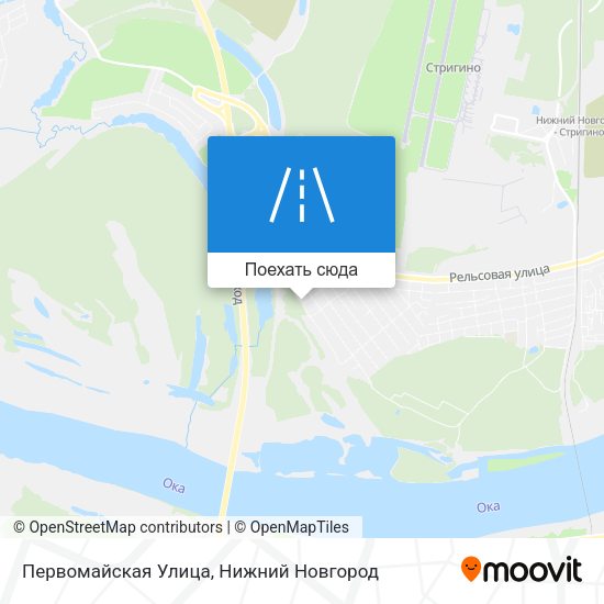 Карта Первомайская Улица