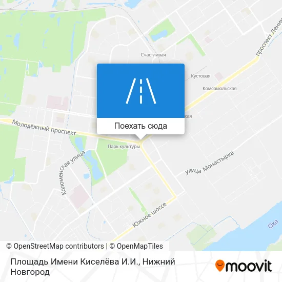 Карта Площадь Имени Киселёва И.И.