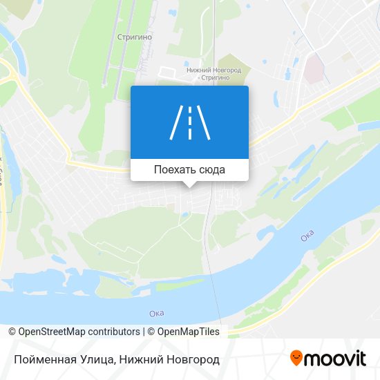 Карта Пойменная Улица