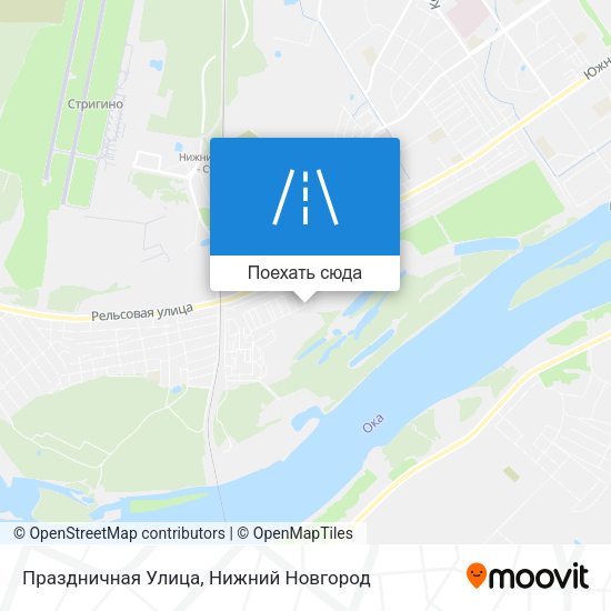 Карта Праздничная Улица