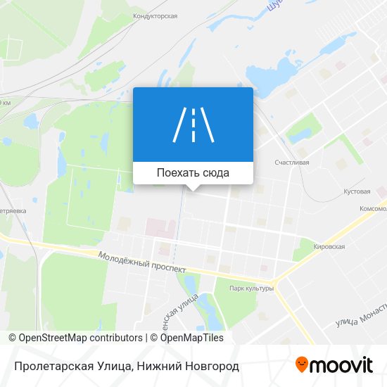 Карта Пролетарская Улица
