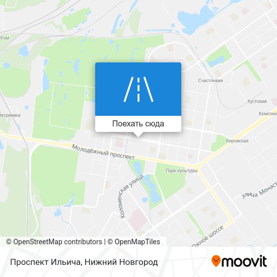 Карта Проспект Ильича