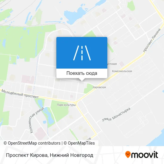 Карта Проспект Кирова