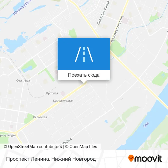 Карта Проспект Ленина