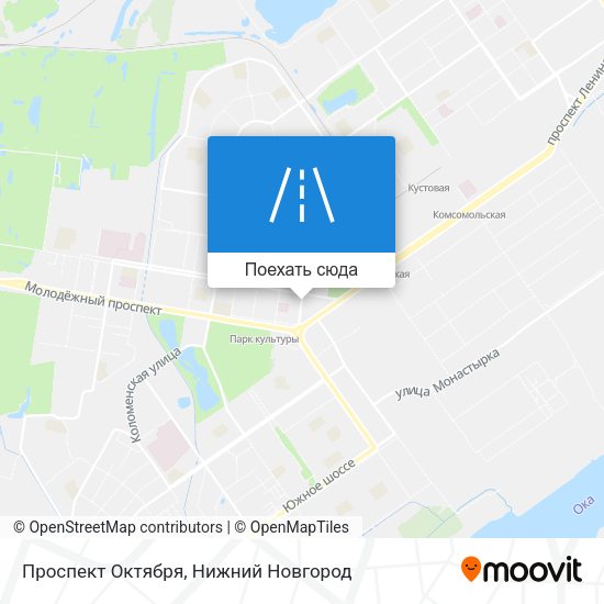 Карта Проспект Октября