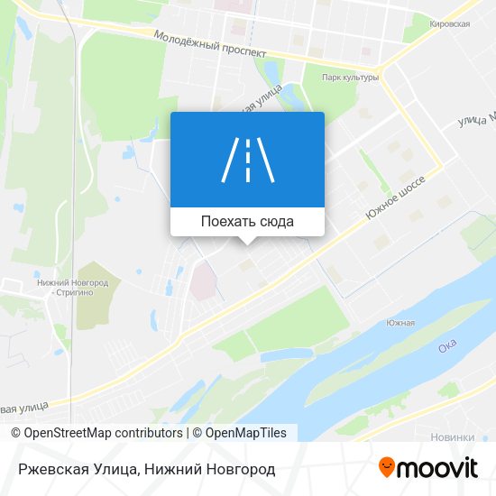 Карта Ржевская Улица