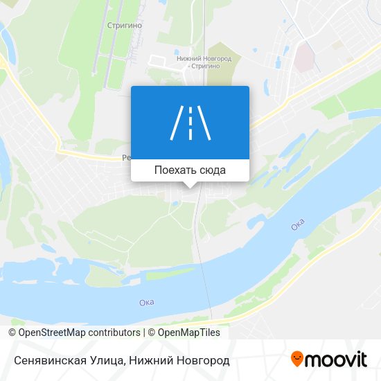 Карта Сенявинская Улица