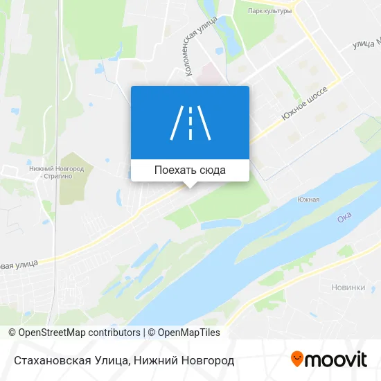 Карта Стахановская Улица
