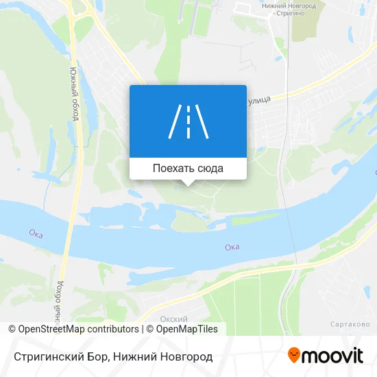 Карта Стригинский Бор