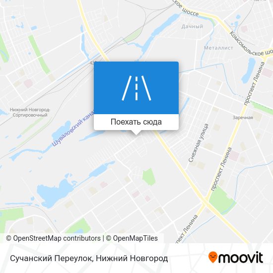 Карта Сучанский Переулок