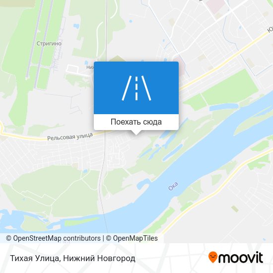Карта Тихая Улица