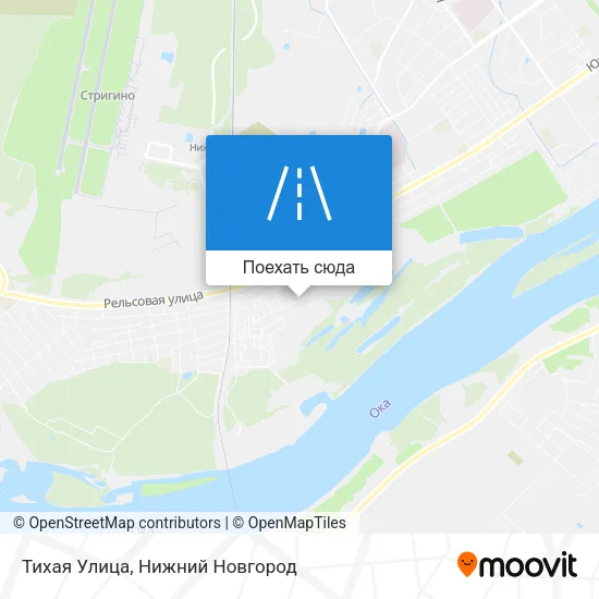 Карта Тихая Улица