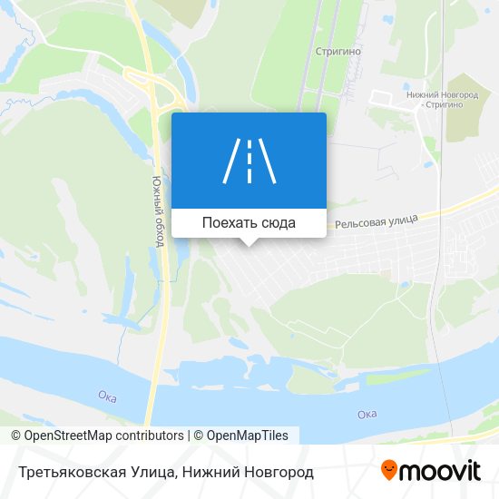 Карта Третьяковская Улица