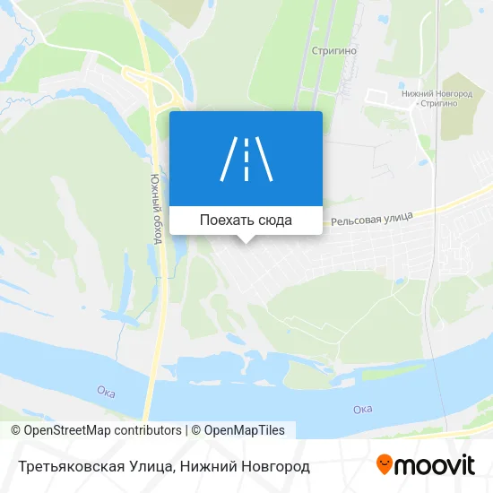 Карта Третьяковская Улица