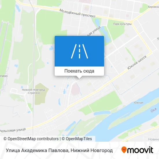 Карта Улица Академика Павлова