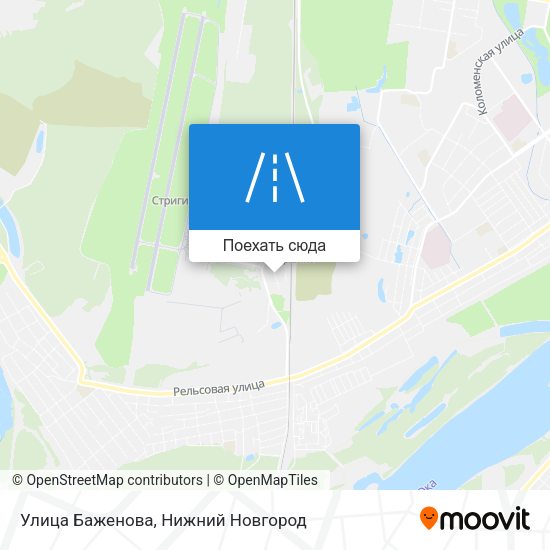 Карта Улица Баженова