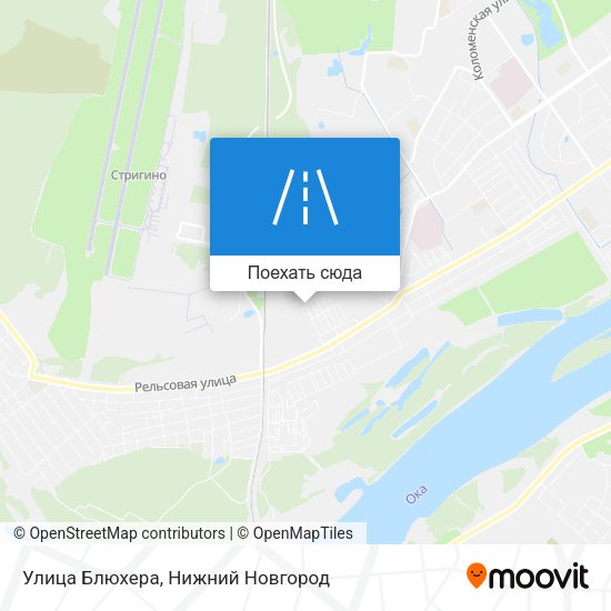 Карта Улица Блюхера
