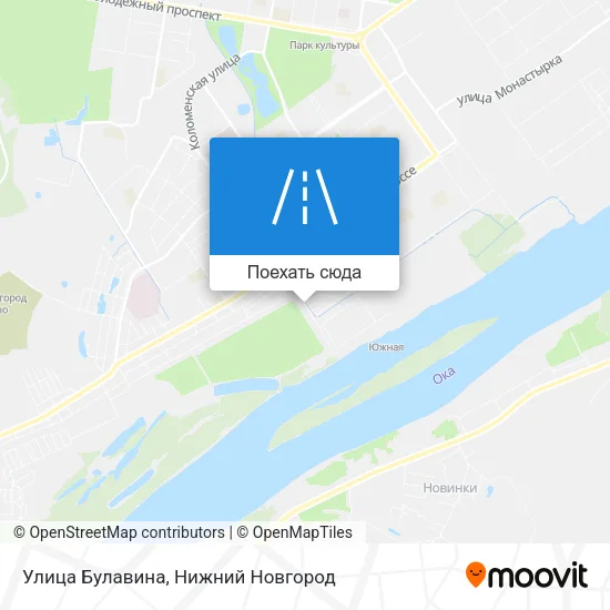 Карта Улица Булавина