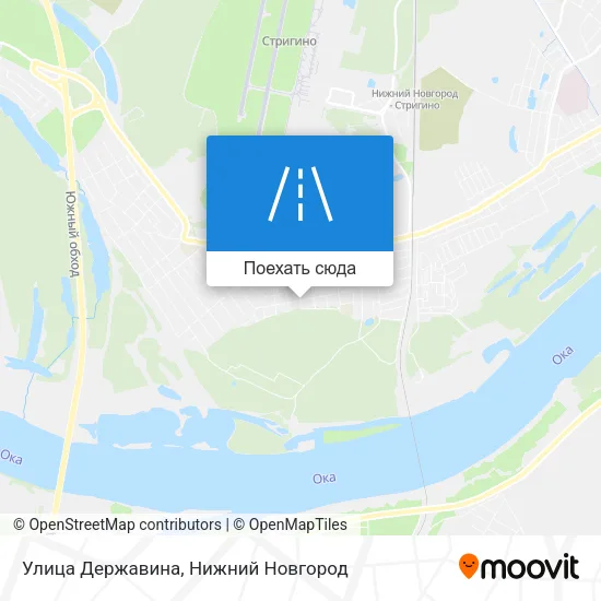 Карта Улица Державина