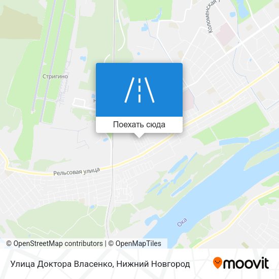 Карта Улица Доктора Власенко
