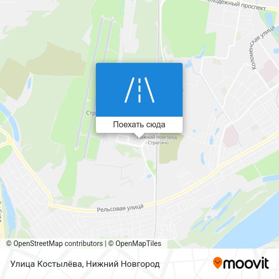 Карта Улица Костылёва