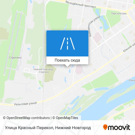 Карта Улица Красный Перекоп