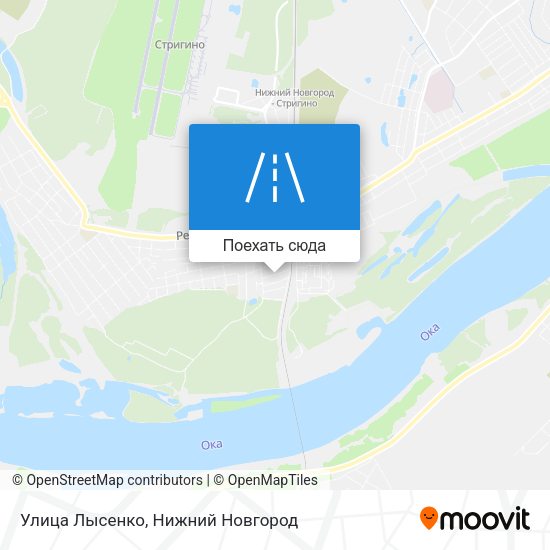 Карта Улица Лысенко