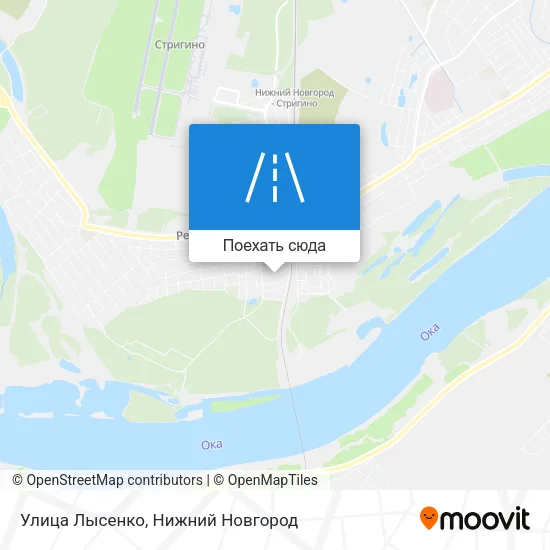 Карта Улица Лысенко