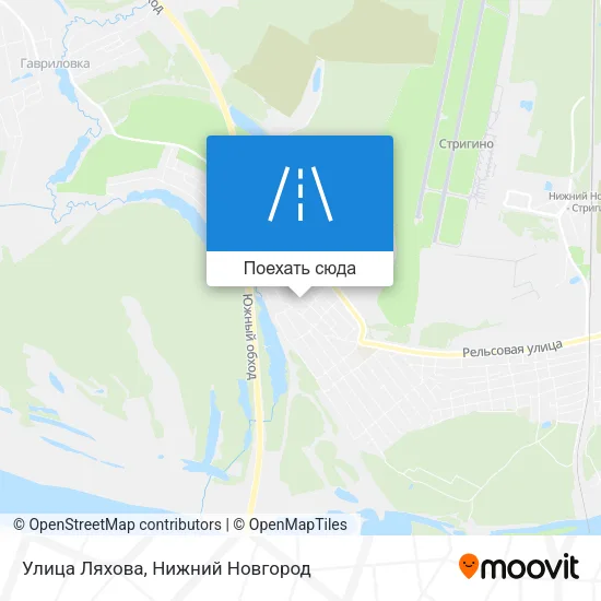 Карта Улица Ляхова