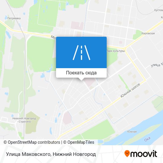 Карта Улица Маковского