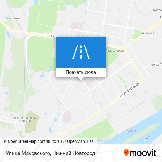 Карта Улица Маковского