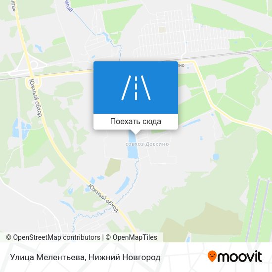 Карта Улица Мелентьева