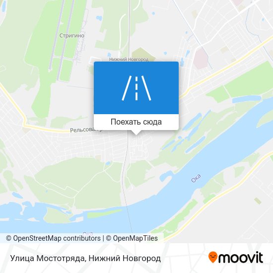 Карта Улица Мостотряда