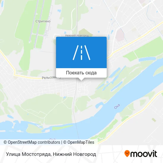 Карта Улица Мостотряда