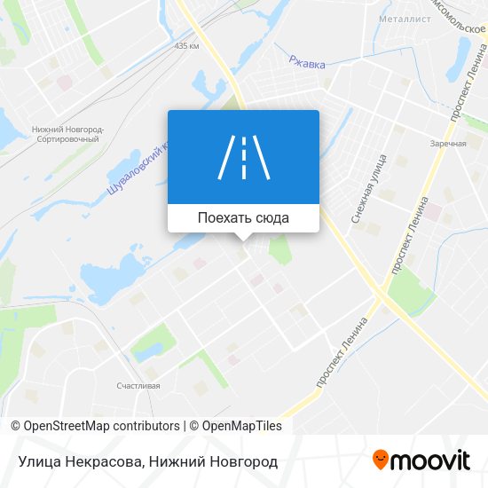 Карта Улица Некрасова