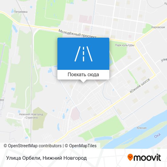 Карта Улица Орбели